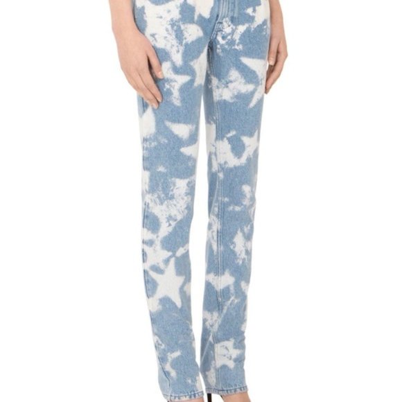 Givenchy Star Bleached Denim Jeans - Picture 2 of 13